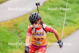 19.10.2024, Arcon, France (FRA): Lena Marchandise (FRA) - Biathlon Samse Summer Tour, sprint, Arcon (FRA). www.nordicfocus.com. © Manzoni/NordicFocus. Every downloaded picture is fee-liable.