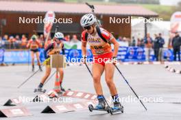 19.10.2024, Arcon, France (FRA): Lucie Loosen (FRA) - Biathlon Samse Summer Tour, sprint, Arcon (FRA). www.nordicfocus.com. © Manzoni/NordicFocus. Every downloaded picture is fee-liable.