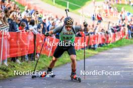 19.10.2024, Arcon, France (FRA): Mathieu Garcia (FRA) - Biathlon Samse Summer Tour, sprint, Arcon (FRA). www.nordicfocus.com. © Manzoni/NordicFocus. Every downloaded picture is fee-liable.