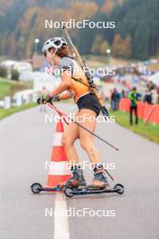 19.10.2024, Arcon, France (FRA): Ninon Duvillard (FRA) - Biathlon Samse Summer Tour, sprint, Arcon (FRA). www.nordicfocus.com. © Manzoni/NordicFocus. Every downloaded picture is fee-liable.