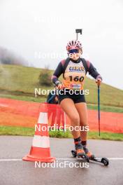 19.10.2024, Arcon, France (FRA): Ines El Amiri (FRA) - Biathlon Samse Summer Tour, sprint, Arcon (FRA). www.nordicfocus.com. © Manzoni/NordicFocus. Every downloaded picture is fee-liable.