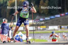 19.10.2024, Arcon, France (FRA): Chloe Chevalier (FRA) - Biathlon Samse Summer Tour, sprint, Arcon (FRA). www.nordicfocus.com. © Manzoni/NordicFocus. Every downloaded picture is fee-liable.