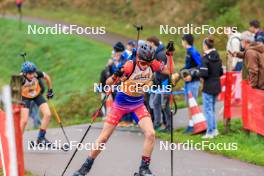 19.10.2024, Arcon, France (FRA): Antoine David (FRA) - Biathlon Samse Summer Tour, sprint, Arcon (FRA). www.nordicfocus.com. © Manzoni/NordicFocus. Every downloaded picture is fee-liable.