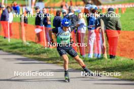 19.10.2024, Arcon, France (FRA): Oscar Lombardot (FRA) - Biathlon Samse Summer Tour, sprint, Arcon (FRA). www.nordicfocus.com. © Manzoni/NordicFocus. Every downloaded picture is fee-liable.