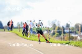 19.10.2024, Arcon, France (FRA): Fabien Claude (FRA) - Biathlon Samse Summer Tour, sprint, Arcon (FRA). www.nordicfocus.com. © Manzoni/NordicFocus. Every downloaded picture is fee-liable.