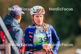 19.10.2024, Arcon, France (FRA): Caroline Colombo (FRA) - Biathlon Samse Summer Tour, sprint, Arcon (FRA). www.nordicfocus.com. © Manzoni/NordicFocus. Every downloaded picture is fee-liable.