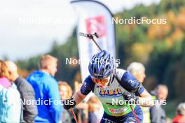 19.10.2024, Arcon, France (FRA): Lou Jeanmonnot (FRA) - Biathlon Samse Summer Tour, sprint, Arcon (FRA). www.nordicfocus.com. © Manzoni/NordicFocus. Every downloaded picture is fee-liable.