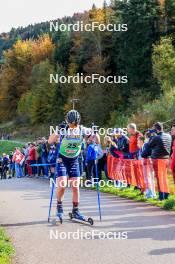 19.10.2024, Arcon, France (FRA): Sophie Chauveau (FRA) - Biathlon Samse Summer Tour, sprint, Arcon (FRA). www.nordicfocus.com. © Manzoni/NordicFocus. Every downloaded picture is fee-liable.