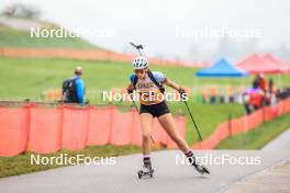 19.10.2024, Arcon, France (FRA): Louise Chollat (FRA) - Biathlon Samse Summer Tour, sprint, Arcon (FRA). www.nordicfocus.com. © Manzoni/NordicFocus. Every downloaded picture is fee-liable.