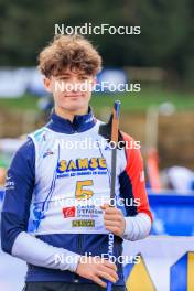 19.10.2024, Arcon, France (FRA): Charli Thiery (FRA) - Biathlon Samse Summer Tour, sprint, Arcon (FRA). www.nordicfocus.com. © Manzoni/NordicFocus. Every downloaded picture is fee-liable.