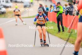 19.10.2024, Arcon, France (FRA): Lisa Bentzinger (FRA) - Biathlon Samse Summer Tour, sprint, Arcon (FRA). www.nordicfocus.com. © Manzoni/NordicFocus. Every downloaded picture is fee-liable.