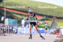 19.10.2024, Arcon, France (FRA): Lisa Blanc (FRA) - Biathlon Samse Summer Tour, sprint, Arcon (FRA). www.nordicfocus.com. © Manzoni/NordicFocus. Every downloaded picture is fee-liable.