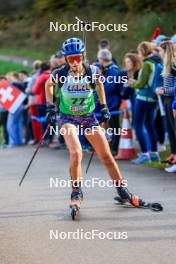 19.10.2024, Arcon, France (FRA): Louise Roguet (FRA) - Biathlon Samse Summer Tour, sprint, Arcon (FRA). www.nordicfocus.com. © Manzoni/NordicFocus. Every downloaded picture is fee-liable.