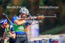 19.10.2024, Arcon, France (FRA): Axel Garnier (FRA) - Biathlon Samse Summer Tour, sprint, Arcon (FRA). www.nordicfocus.com. © Manzoni/NordicFocus. Every downloaded picture is fee-liable.