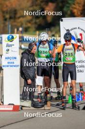 19.10.2024, Arcon, France (FRA): Noe Rochegude-Ribot (FRA) - Biathlon Samse Summer Tour, sprint, Arcon (FRA). www.nordicfocus.com. © Manzoni/NordicFocus. Every downloaded picture is fee-liable.