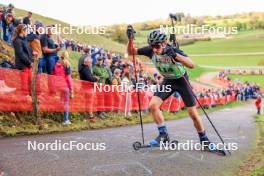 19.10.2024, Arcon, France (FRA): Lou Thievent (FRA) - Biathlon Samse Summer Tour, sprint, Arcon (FRA). www.nordicfocus.com. © Manzoni/NordicFocus. Every downloaded picture is fee-liable.