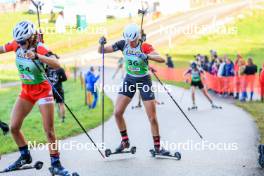 19.10.2024, Arcon, France (FRA): Maya Cloetens (BEL) - Biathlon Samse Summer Tour, sprint, Arcon (FRA). www.nordicfocus.com. © Manzoni/NordicFocus. Every downloaded picture is fee-liable.