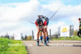 19.10.2024, Arcon, France (FRA): Antonin Guy (FRA) - Biathlon Samse Summer Tour, sprint, Arcon (FRA). www.nordicfocus.com. © Manzoni/NordicFocus. Every downloaded picture is fee-liable.