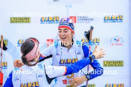 19.10.2024, Arcon, France (FRA): Lola Bugeaud (FRA) - Biathlon Samse Summer Tour, sprint, Arcon (FRA). www.nordicfocus.com. © Manzoni/NordicFocus. Every downloaded picture is fee-liable.