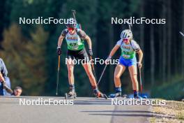 19.10.2024, Arcon, France (FRA): Anna Blanc (FRA) - Biathlon Samse Summer Tour, sprint, Arcon (FRA). www.nordicfocus.com. © Manzoni/NordicFocus. Every downloaded picture is fee-liable.