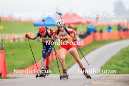 19.10.2024, Arcon, France (FRA): Juliette Atchekguezian (FRA) - Biathlon Samse Summer Tour, sprint, Arcon (FRA). www.nordicfocus.com. © Manzoni/NordicFocus. Every downloaded picture is fee-liable.