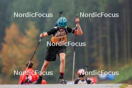 19.10.2024, Arcon, France (FRA): Martin Yung (FRA) - Biathlon Samse Summer Tour, sprint, Arcon (FRA). www.nordicfocus.com. © Manzoni/NordicFocus. Every downloaded picture is fee-liable.