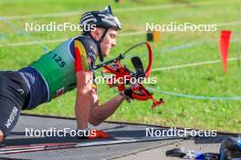 19.10.2024, Arcon, France (FRA): Florent Claude (BEL) - Biathlon Samse Summer Tour, sprint, Arcon (FRA). www.nordicfocus.com. © Manzoni/NordicFocus. Every downloaded picture is fee-liable.