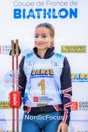 19.10.2024, Arcon, France (FRA): Lena Moretti (FRA) - Biathlon Samse Summer Tour, sprint, Arcon (FRA). www.nordicfocus.com. © Manzoni/NordicFocus. Every downloaded picture is fee-liable.