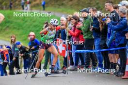 19.10.2024, Arcon, France (FRA): Matilda Dodos (FRA) - Biathlon Samse Summer Tour, sprint, Arcon (FRA). www.nordicfocus.com. © Manzoni/NordicFocus. Every downloaded picture is fee-liable.