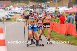 19.10.2024, Arcon, France (FRA): Marion Millot (FRA) - Biathlon Samse Summer Tour, sprint, Arcon (FRA). www.nordicfocus.com. © Manzoni/NordicFocus. Every downloaded picture is fee-liable.