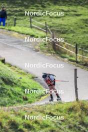 19.10.2024, Arcon, France (FRA): Undefined athlete competes - Biathlon Samse Summer Tour, sprint, Arcon (FRA). www.nordicfocus.com. © Manzoni/NordicFocus. Every downloaded picture is fee-liable.