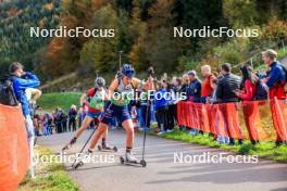 19.10.2024, Arcon, France (FRA): Camille Bened (FRA) - Biathlon Samse Summer Tour, sprint, Arcon (FRA). www.nordicfocus.com. © Manzoni/NordicFocus. Every downloaded picture is fee-liable.