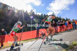 19.10.2024, Arcon, France (FRA): Ronja Rietveld (SUI) - Biathlon Samse Summer Tour, sprint, Arcon (FRA). www.nordicfocus.com. © Manzoni/NordicFocus. Every downloaded picture is fee-liable.