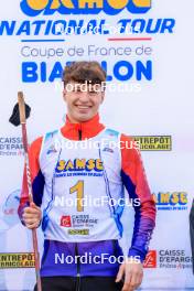 19.10.2024, Arcon, France (FRA): Augustin Remonnay (FRA) - Biathlon Samse Summer Tour, sprint, Arcon (FRA). www.nordicfocus.com. © Manzoni/NordicFocus. Every downloaded picture is fee-liable.