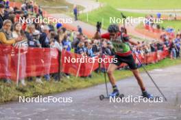 19.10.2024, Arcon, France (FRA): Antonin Guy (FRA) - Biathlon Samse Summer Tour, sprint, Arcon (FRA). www.nordicfocus.com. © Manzoni/NordicFocus. Every downloaded picture is fee-liable.