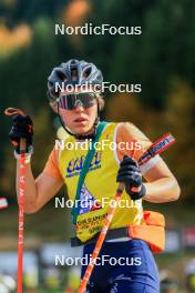 19.10.2024, Arcon, France (FRA): Oceane Michelon (FRA) - Biathlon Samse Summer Tour, sprint, Arcon (FRA). www.nordicfocus.com. © Manzoni/NordicFocus. Every downloaded picture is fee-liable.