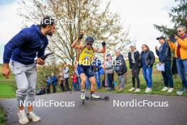 19.10.2024, Arcon, France (FRA): Oceane Michelon (FRA) - Biathlon Samse Summer Tour, sprint, Arcon (FRA). www.nordicfocus.com. © Manzoni/NordicFocus. Every downloaded picture is fee-liable.