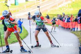 19.10.2024, Arcon, France (FRA): Maya Cloetens (BEL) - Biathlon Samse Summer Tour, sprint, Arcon (FRA). www.nordicfocus.com. © Manzoni/NordicFocus. Every downloaded picture is fee-liable.