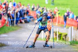 19.10.2024, Arcon, France (FRA): Antonin Guigonnat (FRA) - Biathlon Samse Summer Tour, sprint, Arcon (FRA). www.nordicfocus.com. © Manzoni/NordicFocus. Every downloaded picture is fee-liable.