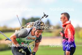 19.10.2024, Arcon, France (FRA): Mathieu Garcia (FRA) - Biathlon Samse Summer Tour, sprint, Arcon (FRA). www.nordicfocus.com. © Manzoni/NordicFocus. Every downloaded picture is fee-liable.