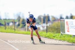 19.10.2024, Arcon, France (FRA): Quentin Fillon Maillet (FRA) - Biathlon Samse Summer Tour, sprint, Arcon (FRA). www.nordicfocus.com. © Manzoni/NordicFocus. Every downloaded picture is fee-liable.