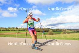 19.10.2024, Arcon, France (FRA): Kelvin Lecomte (FRA) - Biathlon Samse Summer Tour, sprint, Arcon (FRA). www.nordicfocus.com. © Manzoni/NordicFocus. Every downloaded picture is fee-liable.