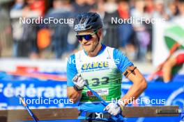 19.10.2024, Arcon, France (FRA): Antonin Guigonnat (FRA) - Biathlon Samse Summer Tour, sprint, Arcon (FRA). www.nordicfocus.com. © Manzoni/NordicFocus. Every downloaded picture is fee-liable.