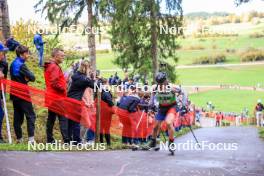 19.10.2024, Arcon, France (FRA): Arnaud Du Pasquier (SUI) - Biathlon Samse Summer Tour, sprint, Arcon (FRA). www.nordicfocus.com. © Manzoni/NordicFocus. Every downloaded picture is fee-liable.