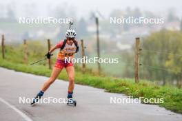 19.10.2024, Arcon, France (FRA): Maya Perrey (FRA) - Biathlon Samse Summer Tour, sprint, Arcon (FRA). www.nordicfocus.com. © Manzoni/NordicFocus. Every downloaded picture is fee-liable.