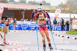 19.10.2024, Arcon, France (FRA): Noemie Penalvert (FRA) - Biathlon Samse Summer Tour, sprint, Arcon (FRA). www.nordicfocus.com. © Manzoni/NordicFocus. Every downloaded picture is fee-liable.