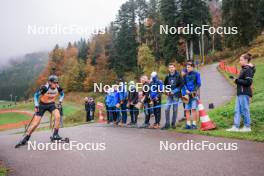 19.10.2024, Arcon, France (FRA): Camille Lebrun (FRA) - Biathlon Samse Summer Tour, sprint, Arcon (FRA). www.nordicfocus.com. © Manzoni/NordicFocus. Every downloaded picture is fee-liable.