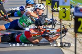 19.10.2024, Arcon, France (FRA): Maxime Germain (USA) - Biathlon Samse Summer Tour, sprint, Arcon (FRA). www.nordicfocus.com. © Manzoni/NordicFocus. Every downloaded picture is fee-liable.