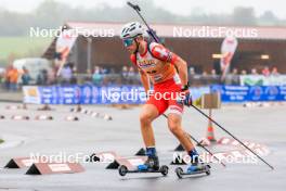 19.10.2024, Arcon, France (FRA): Lilian Kembellec (FRA) - Biathlon Samse Summer Tour, sprint, Arcon (FRA). www.nordicfocus.com. © Manzoni/NordicFocus. Every downloaded picture is fee-liable.