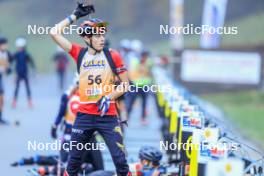 19.10.2024, Arcon, France (FRA): Martin Minazzi (FRA) - Biathlon Samse Summer Tour, sprint, Arcon (FRA). www.nordicfocus.com. © Manzoni/NordicFocus. Every downloaded picture is fee-liable.